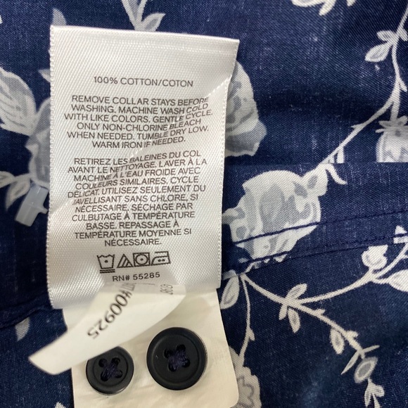 Floral Express button up dress shirt. - Picture 6 of 7